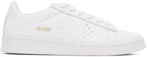 Converse Pro Leather Low Top Schuh White White (167239C)