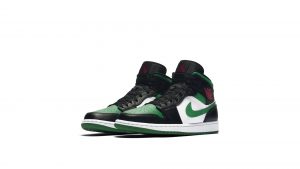 Jordan 1 Mid Green Toe