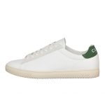 Clae Bradley White Milled Leather / Olive (CL20ABR02-WMO)