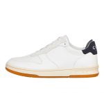 Clae Malone White Milled Leather / Navy (CL20AMA03-WTN)