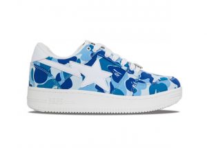 A Bathing Ape Bapesta ABC Camo 20th Anniversary Blue