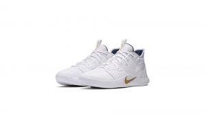 Nike PG 3 White Gold Navy