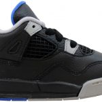 Air Jordan 4 Retro Black Soar Matte Silver White (TD)