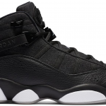 Jordan 6 Rings Black Matte Silver