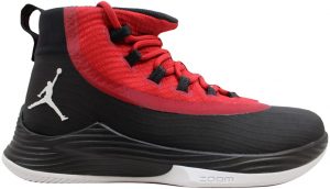 Air Jordan Ultra Fly 2 Black/White-Gym Red