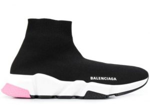 Balenciaga Speed Trainers Mid Black Light Pink (W)