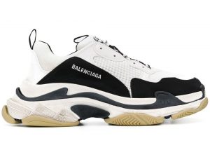 Balenciaga Triple S Black White