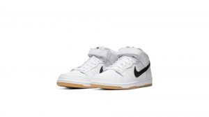 Nike SB Dunk Mid Orange Label White