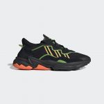 adidas Ozweego Core Black / Solar Green / Hi-res Coral (EE5696)