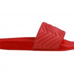 Gucci Matelasse Slide Red