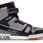 Louis Vuitton LV Trainer Sneaker Boot High Black Grey