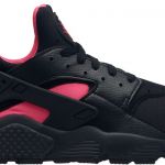 Nike Air Huarache Run Black Solar Red