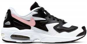 Nike Air Max2 Light White Bleached Coral Black (W)