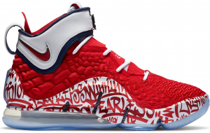 Nike LeBron 17 Graffiti Remix Red
