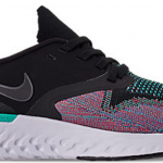 Nike Odyssey React 2 Flyknit Black Hyper Jade Ember Glow (W)