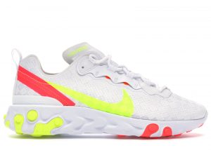 Nike React Element 55 White Crimson Volt