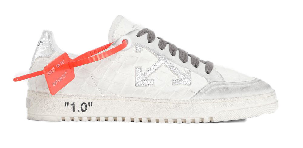 OFF-WHITE 2.0 Low Silver Crocodile FW19