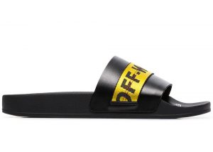Off-White Industrial Strap Slides Black
