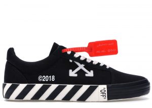 OFF-WHITE Vulc Low Black (Updated Stripes)