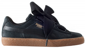 Puma Basket Heart Perf Black Gum (W)