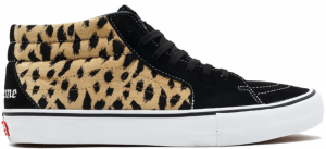 Vans Sk8-Mid Supreme Velvet Leopard Black