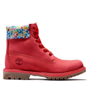 Timberland Made With Liberty Fabrics 6-inch-stiefel Rot (A42DEL61)
