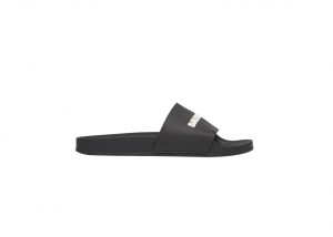 Balenciaga Pool Slide Black White