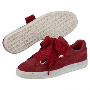 Puma Suede Heart Celebrate Red Dahlia  (W)