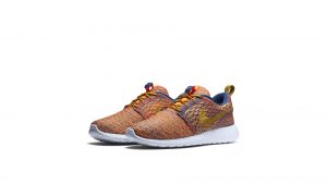 Nike Roshe One Flyknit Dark Citron Sunset Glow (W)