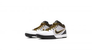 Nike Kobe 4 Protro White Black Del Sol