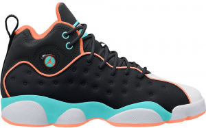 Jordan Jumpman Team 2 Black Crimson Pulse Light Aqua (GS)