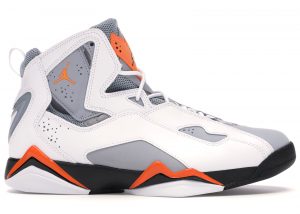 Jordan True Flight White Orange Grey