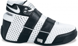 Nike LeBron 20-5-5 White Metallic Silver Black