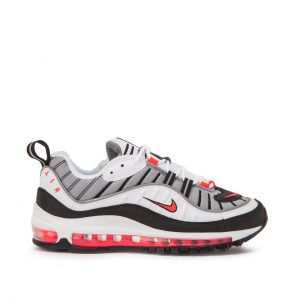 Nike WMNS Air Max 98 White / Solar Red / Dust / Reflect Silver (AH6799-104)