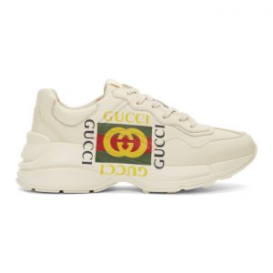 Gucci Off-White Box Logo Ryhton Sneakers (500878 DRW00)