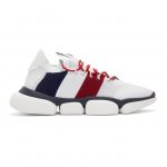 Moncler White Bubble Sneakers (10362 00 01A6H)