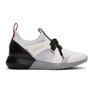 Moncler White Emilien Sneakers (E209A 10141 00 02S0Q)