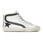 Golden Goose White Shearling Slide High-Top Sneakers (G35WS595.A41)
