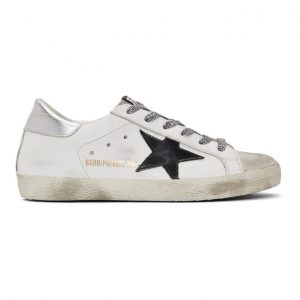 Golden Goose SSENSE Exclusive White Superstar Sneakers (F35WS590.L15)