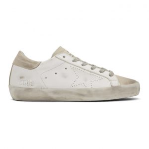 Golden Goose White Superstar Sneakers (GCOWS590.A5)