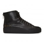 Common Projects Black Tournament High Super Sneakers (4018)