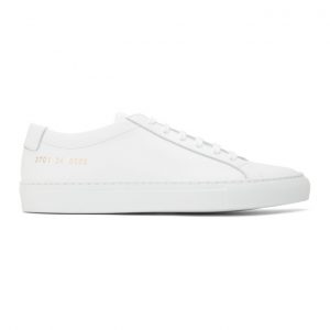 Common Projects White Original Achilles Low Sneakers (3701)