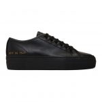 Common Projects Black Tournament Low Super Sneakers (4017)