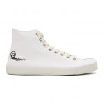 Maison Margiela White Canvas Tabi High-Top Sneakers (S57WS0253 P1875)