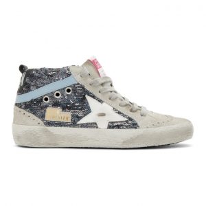 Golden Goose Multicolor Paillettes Mid Star Sneakers (G36WS634.V2)