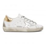 Golden Goose Silver and Gold Superstar Sneakers (G36WS590.U86)