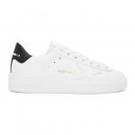 Golden Goose White and Black Pure Star Sneakers (G36WS603.A3)