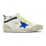 Golden Goose White Wingtip Mid Star Sneakers (G36MS634.A13)