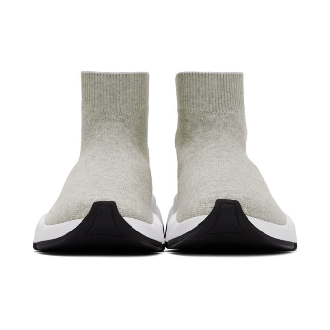 Balenciaga Grey Speed Sneakers (587280-W1V61) (2)