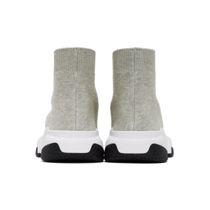 Balenciaga Grey Speed Sneakers (587280-W1V61) (3)